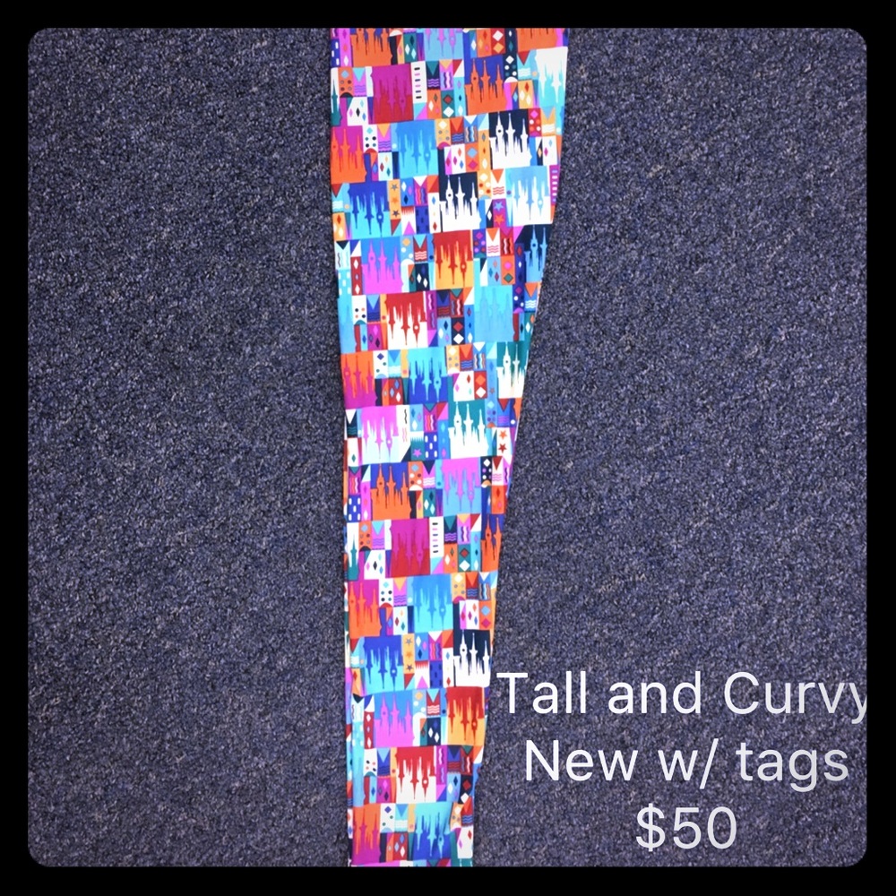 LulaRoe Disney Castle TC Leggings